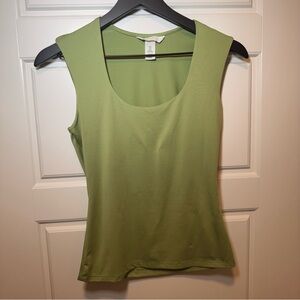Women's Green Sleeveless Top size small